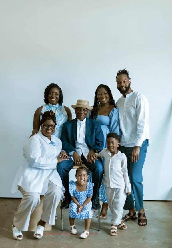 Timothy Adebayo Adeku Memorial - With wife Joan